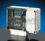 HENSEL Mi 74220 túlfeszültségvédelmi szekrények, „B” osztályú védelemmel, 450x380x170 mm