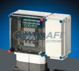 HENSEL Mi 74220S túlfeszültségvédelmi szekrények, „B” osztályú védelemmel, 450x380x170 mm