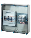 HENSEL Mi 75853 NH-késes szakaszolható biztosító szekrény, 600x600x170 mm