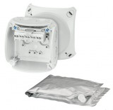 HENSEL WP 0202 G Vízálló kábelösszekötő doboz kiöntőmasszával, 93x93x62 mm, IP68