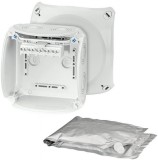 HENSEL WP 0604 G Vízálló kábelösszekötő doboz kiöntőmasszával, 130x130x77 mm, IP68