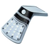 Hepol Napelemes LED világítás, 2W, 240 lm, hideg fény - 6500 K, mozgásérzékelővel, IP65