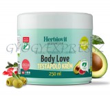 HERBIOVIT BODY LOVE Testápoló krém normál és száraz bőr ápolására 250 ml