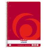 Herlitz 160 lapos A4 kockás spirálfüzet (11163946)
