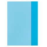 Herlitz A4 átlátszó kék füzetborító