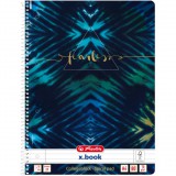 Herlitz Batik Fearless A4 80lapos perforált vonalas spirálfüzet (50044160)
