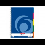 Herlitz College 100lapos A4 vonalas spirálfüzet - Kék (00296483)