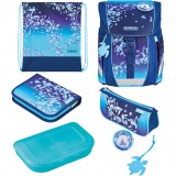 Herlitz FiloActive Plus Blue Ice Iskola táska szett - Kék mintás (50048892)