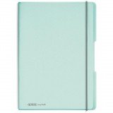 Herlitz Notizheft my.book flex A4 PP 2x 40Bl. kar/lin minze (11408655) (11408655)