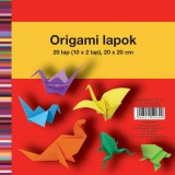 Herlitz: Origami lapok 20x20 cm, 20 ív