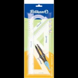 HERLITZ Pelikán Vonalzókészlet körzővel - 5 darabos (00700252)