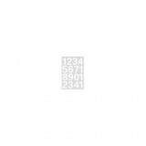 Herma 0-9-ig Számozott Öntapadó Jelölőetikett csomag (4170)