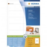 Herma 4623 Univerzális etikett 97 x 42.3 mm Papír Fehér 2400 db Véglegesen tapadó Tintasugaras nyomtató, Lézernyomtató, Színes lézernyomtatás, Másoló, (4623)