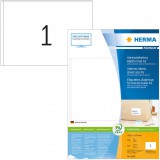 HERMA Adressetiketten A5 weiß 148,5x205 mm Papier 400 St. (8690) (8690)