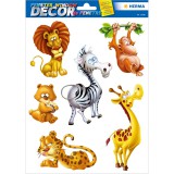 Herma: állatos ablakmatrica