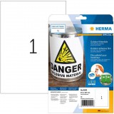 HERMA Etik. A4 Outdoor Klebefolie weiß 210x297 mm 10 St. (9500) (9500)