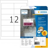 HERMA Etik. strapazierf. A4 weiß 97x42,3 mm Folie 300 St. (4692) (4692)