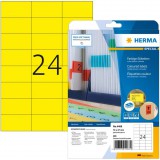HERMA Etiketten A4 gelb 70x37 mm Papier matt 480 St. (4466)