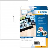 HERMA Etiketten A4 weiß 210x297 mm Papier glänz. 25 St. (4909) (4909)