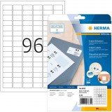 HERMA Inkjet-Etiketten A4 weiß 30,5x16,9 mm Papier 2400 St. (8832) (8832)