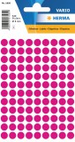 Herma No. 1836 rózsaszín színű, 8 mm átmérőjű öntapadó jelölő címke (jelölő pötty, jelölő pont) - 540 címke / csomag - 5 ív / csomag (Herma 1836)