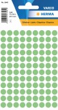 Herma No. 1845 zöld színű, 8 mm átmérőjű öntapadó jelölő címke (jelölő pötty, jelölő pont) - 540 címke / csomag - 5 ív / csomag (Herma 1845)