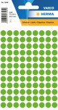 Herma No. 1848 neon zöld színű, 8 mm átmérőjű öntapadó jelölő címke (jelölő pötty, jelölő pont) - 540 címke / csomag - 5 ív / csomag (Herma 1848)