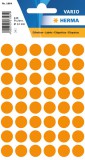 Herma No. 1864 neon narancssárga színű, 13 mm átmérőjű öntapadó jelölő címke (jelölő pötty, jelölő pont) - 240 címke / csomag - 5 ív / csomag (Herma 1864)