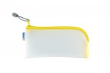 Herma No. 20005 univerzális 23 x 11 cm méretű (Case) tárolótasak sárga színű cipzárral és szegéllyel (Herma 20005)