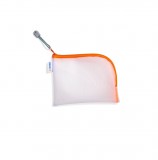 Herma No. 20028 univerzális 19 x 14 cm méretű (A6) tárolótasak narancssárga színű cipzárral és szegéllyel (Herma 20028)