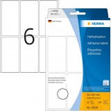 HERMA Vielzwecketiketten weiß 34x67 mm ablösbar 192 St. (10616)