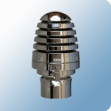 Herz DE LUXE termosztátfej teljes elzárással, króm, M28x1,5