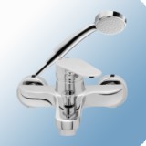 Herz Infinity egykaros kádtöltő csaptelep zuhanyszettel, fix tartóval