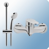 Herz Infinity egykaros zuhany csaptelep zuhanyszettel, csúszkás zuhanyrúddal