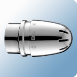 Herz Mini H DE LUXE termosztátfej teljes elzárással, króm, M30x1,5