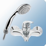 Herz Prestige Eco egykaros kádtöltő csaptelep zuhanyszettel, fix tartóval