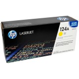 HEWLETT PACKARD HP 124A Yellow LaserJet Sárga, Eredeti, Toner
