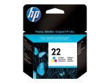 HEWLETT PACKARD HP 22 165 oldal, 5 ml színes eredeti tintapatron