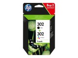 HEWLETT PACKARD HP 302 (X4D37AE) (7.50 ml) Fekete és színes Eredeti Tintapatron