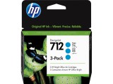 HEWLETT PACKARD HP 712 (3ED77A) (3x29ml) Ciánkék Eredeti Tintapatron szett