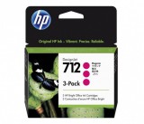 HEWLETT PACKARD HP 712 (3ED78A) (3x29ml) Magenta Eredeti Tintapatron szett