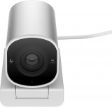 HEWLETT PACKARD HP 960 4K Streaming Webcam webkamera 8 MP 3840 x 2160 pixelek USB Ezüst