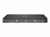 Hewlett & Packard HP Enterprise Aruba 6100 48 Ports Ethernet Switch - 3 Layer Supported - Modular - 45 W Power Consumption - 370 W PoE Budget - Twisted Pair, Optical Fiber - PoE Ports - 1U High - Rack-mountable, Wall Mountable