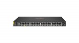 Hewlett & Packard HP Enterprise Aruba 6100 48 Ports Ethernet Switch - 3 Layer Supported - Modular - 45 W Power Consumption - 370 W PoE Budget - Twisted Pair, Optical Fiber - PoE Ports - 1U High - Rack-mountable, Wall Mountable