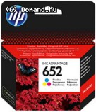 Hewlett-Packard HP F6V24AE (652) háromszínű tintapatron