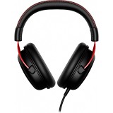 HEWLETT PACKARD HP HyperX Cloud II, Multi-Platform, 7.1 térhatás, Jack 3,5 mm, USB, Gaming, Fekete-Piros, Vezetékes headset