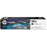 Hewlett-Packard HP - INKJET ENTERPRISE SUPPLY (K6) INK CARTRIDGE 981A BLACK        J3M71A