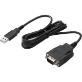 HEWLETT PACKARD HP USB to Serial Port Adapter soros kábel Fekete USB A típus DB-9