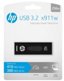 HEWLETT PACKARD HP x911w USB flash meghajtó 256 GB USB A típus 3.2 Gen 1 (3.1 Gen 1) Fekete