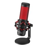 HEWLETT PACKARD HyperX QuadCast - USB Microphone (Black-Red) - Red Lighting Vörös PC-mikrofon